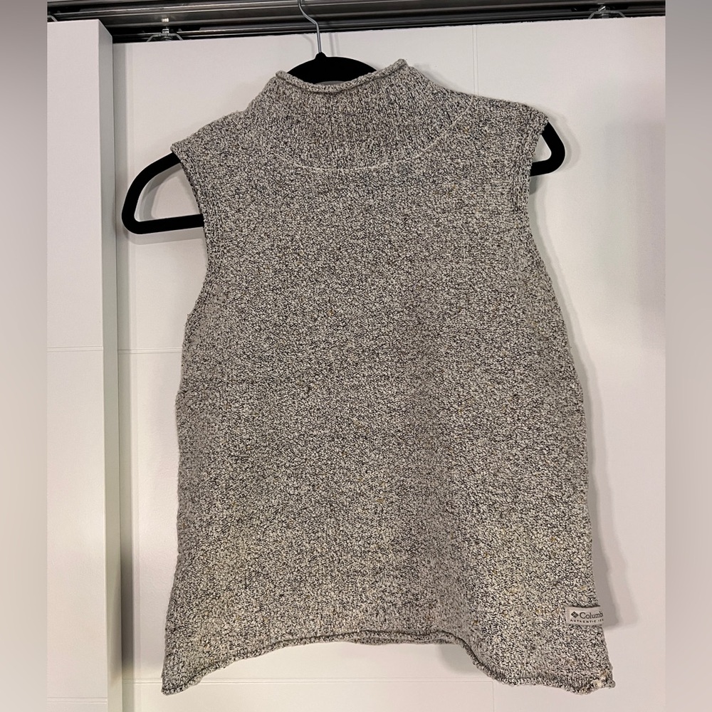 Columbia Mock Neck Knit Sweater Vest